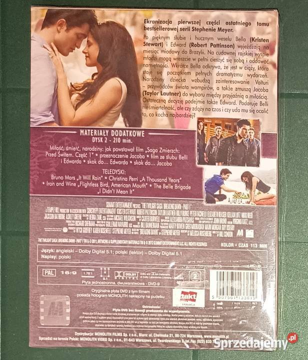 film Zmierzch część 1 2012 FOLIA oryginalnie Rzeszów