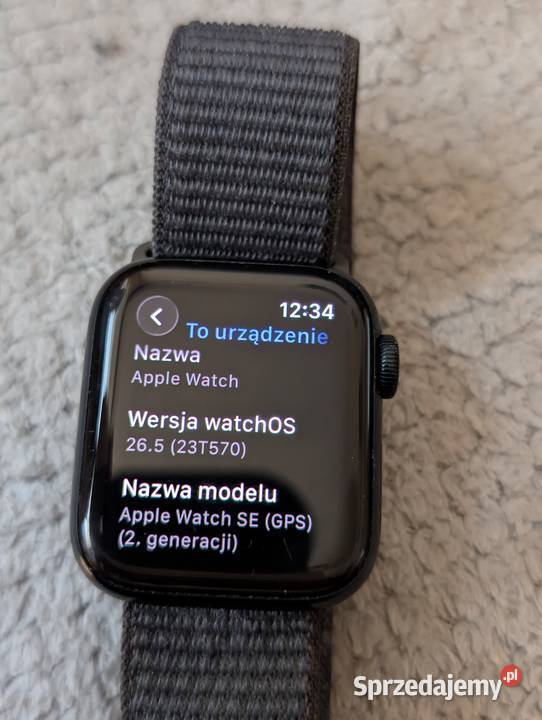 Używany Apple Watch Se 2generacji 40MM Kraków sprzedam