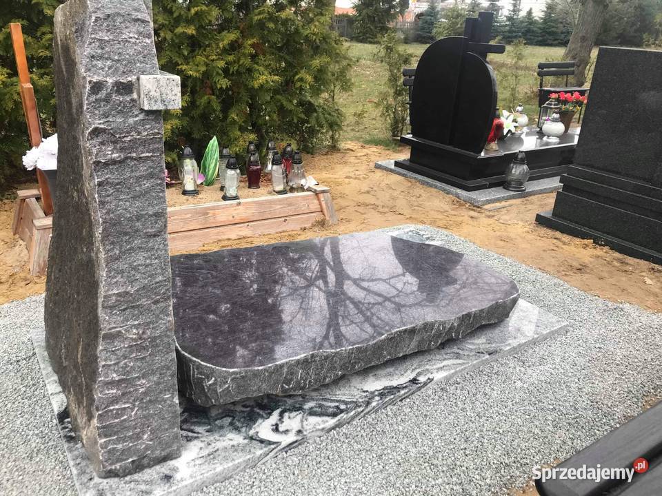 NAGROBEK POMNIK SKAŁKOWY GRANIT STRZEGOM Konary
