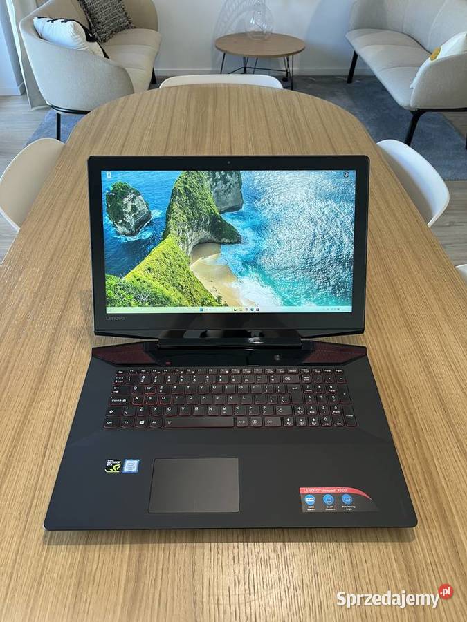 Gamingowy Lenovo 17 Y700 i7 16GB512SSD NVIDIA mazowieckie Warszawa