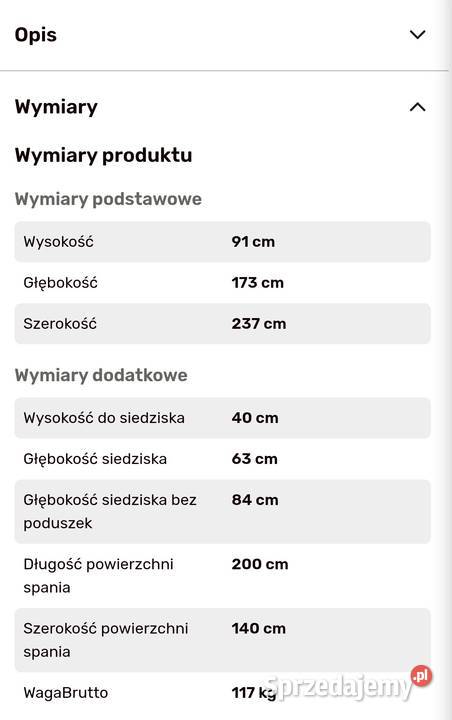 Sprzedam narożnik Nessistan Narożniki sprzedam