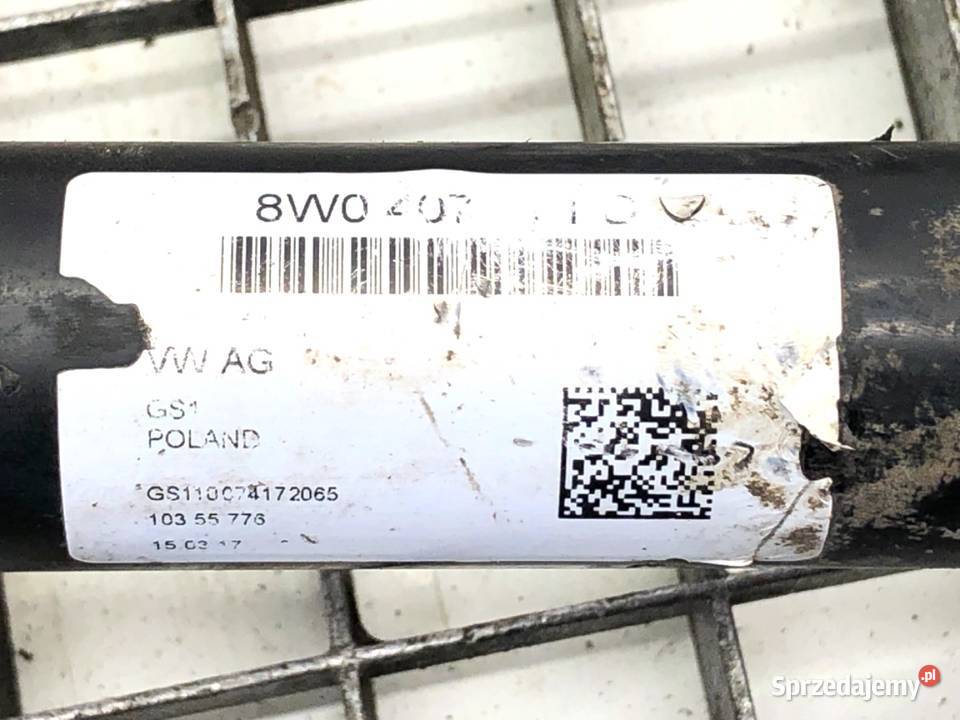 PÓŁOŚ LEWY PRZÓD AUDI A5 F5 20 190 PRZEGUB