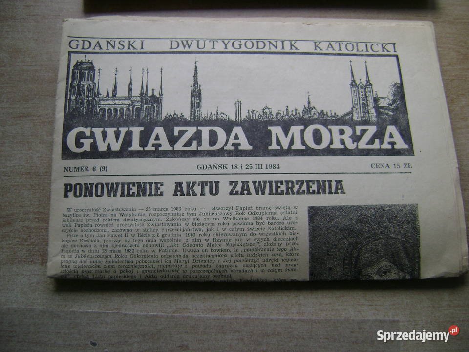 Starocie z PRL Dewocjonalia Katolicka gazeta Gdynia