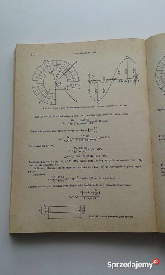 Konstrukcje betonowePrzykłady obliczeń architektura, budownictwo Książki naukowe i popularnonaukowe Gdynia