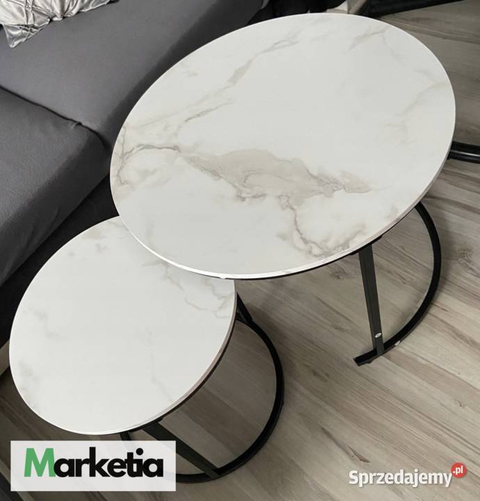 Fabrycznie Nowy Stolik KAWOWY loft okrągłe 53cm Łódź