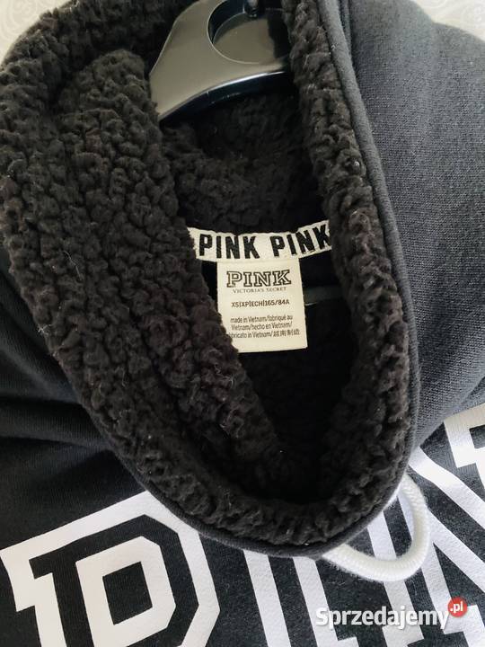 Czarna bluza Pink Victorias Secret pomorskie