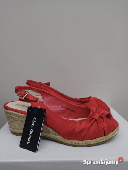 Clara Barson 36 sandały espadryle koturnie małopolskie Kraków