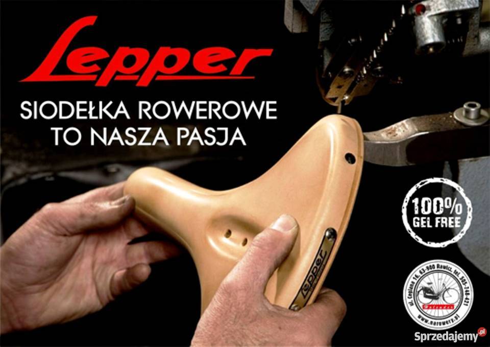 Skórzane Damskie siodełko Lepper PRIMUS SUPER mazowieckie sprzedam