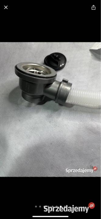 Syfon FISC Italiana szary nowy z przelewem