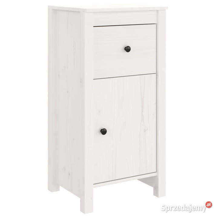 Szafki 2 białe 40x35x80 lite drewno sosnowe Warszawa