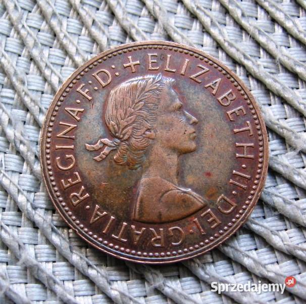 Wielka Brytania 1 Pens 1967r wielkopolskie Kalisz