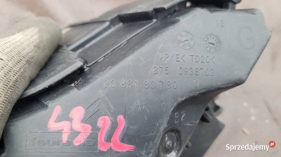 CITROEN DS4 ŚLIZG ZDERZAKA TYŁ PRAWY LEWY osobowe Ruda Śląska
