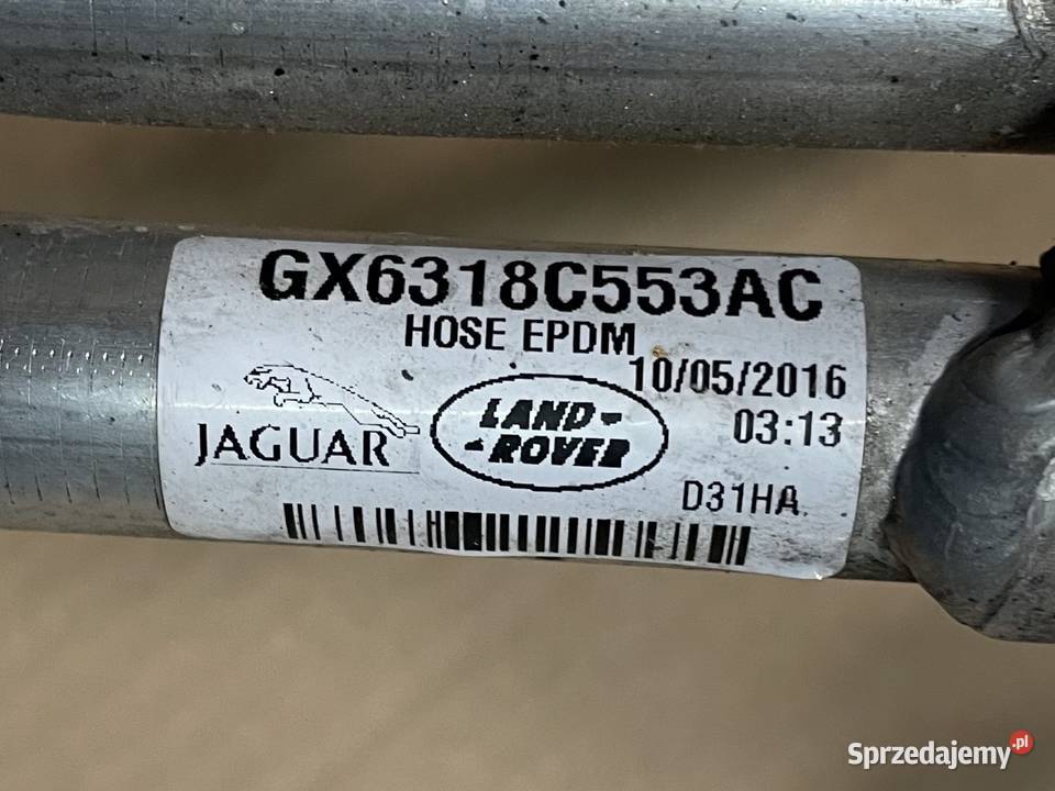 GX6318C553 Przewód wąż wody Jaguar fpace x761 Szczecin