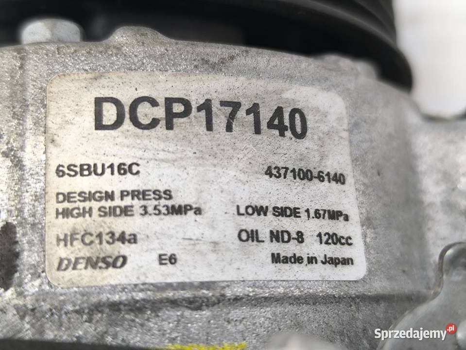 SPRĘŻARKA KLIMATYZACJI MERCEDES C W204 LIFT 18