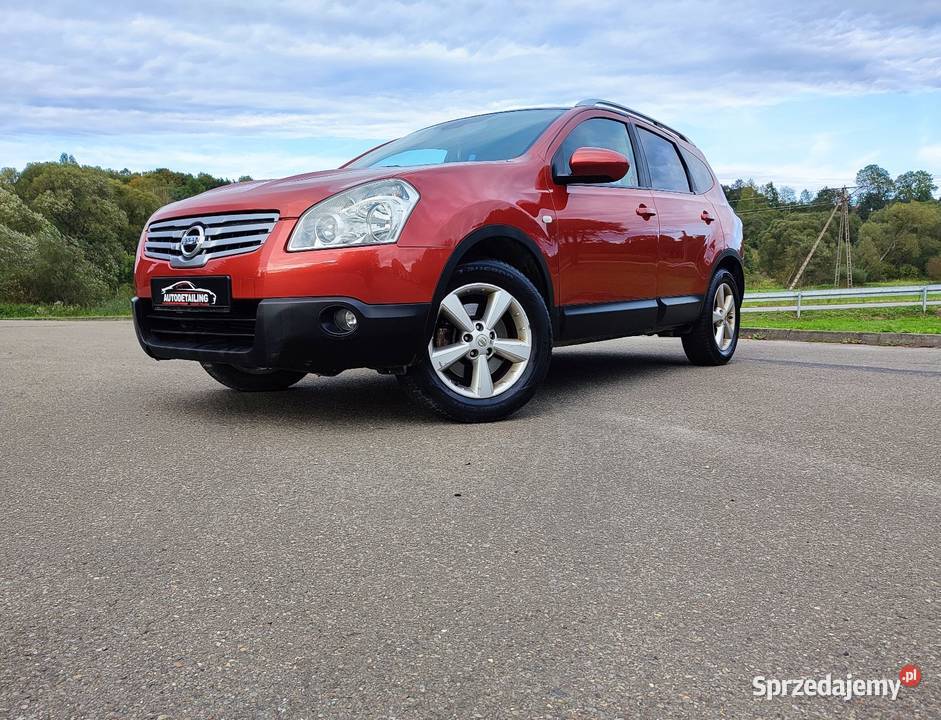 Ładny Nissan Qashqai 20 dCi 2009 7 osobowy hak Domaradz