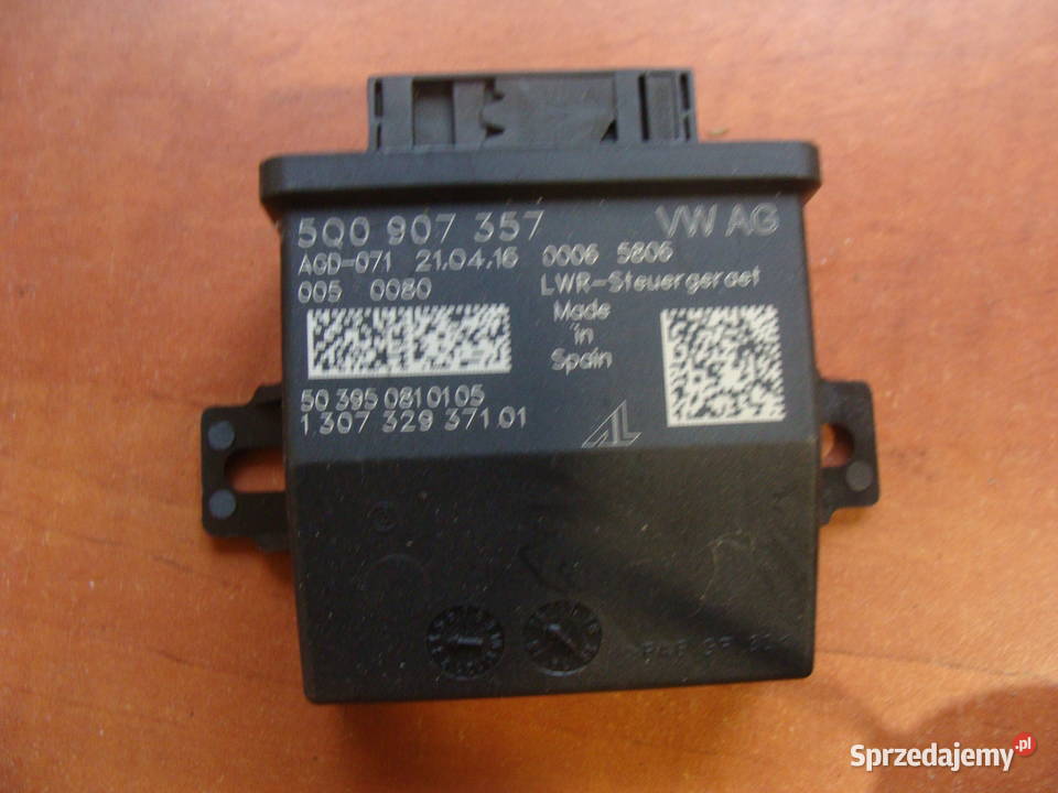 VW GOLF 7 STEROWNIK ŚWIATEŁ 5G0907357 osobowe Układ elektryczny Goleniów