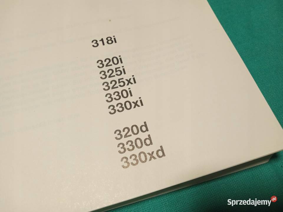 BMW SERIA 3 E46 TOURING Instrukcja Obsługi Łódź