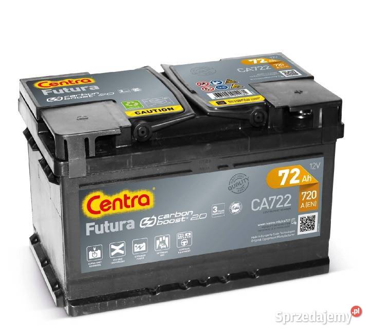Akumulator Centra FUTURA 72Ah 720A warmińsko-mazurskie Olsztyn