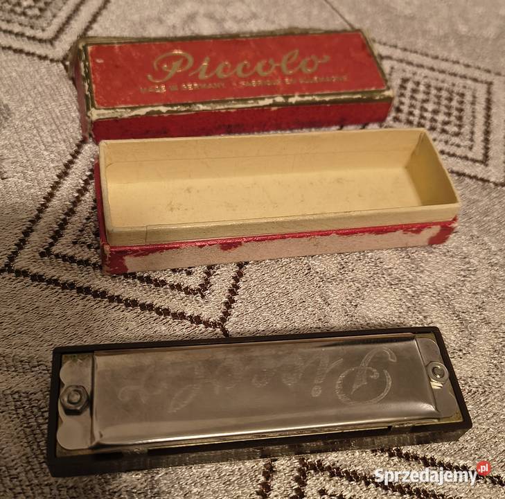 Harmonijka Piccolo zabytkowa opakowanie