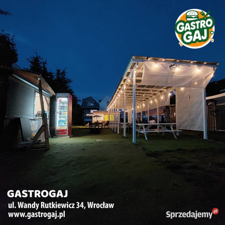 Teren na food truck kontener usługi kiosk 50m2