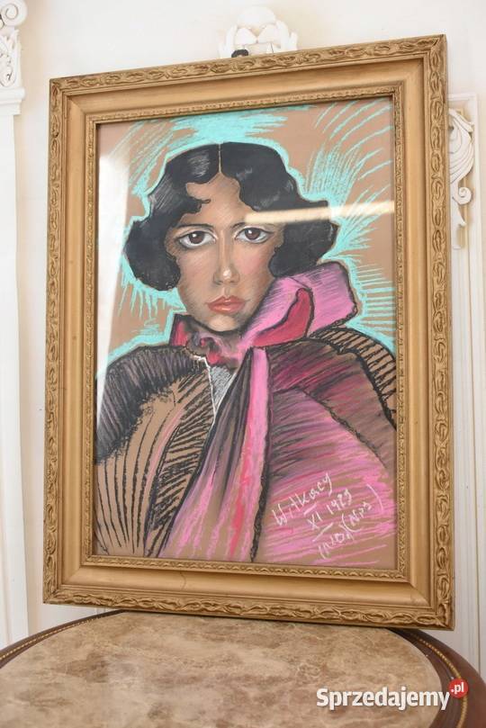 Ignacy Witkiewicz Witkacy 1929 Pastel Stary Obrazki i obrazy Kraków