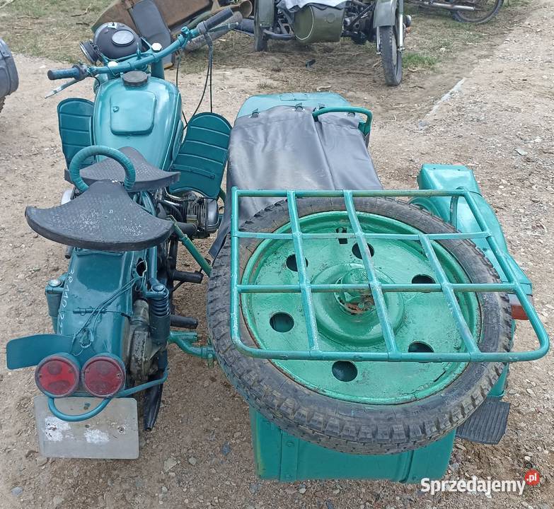52 URAL M62 z DOKUMENTAMI 1963 z wózkiem WYSYŁKA Ostrołęka
