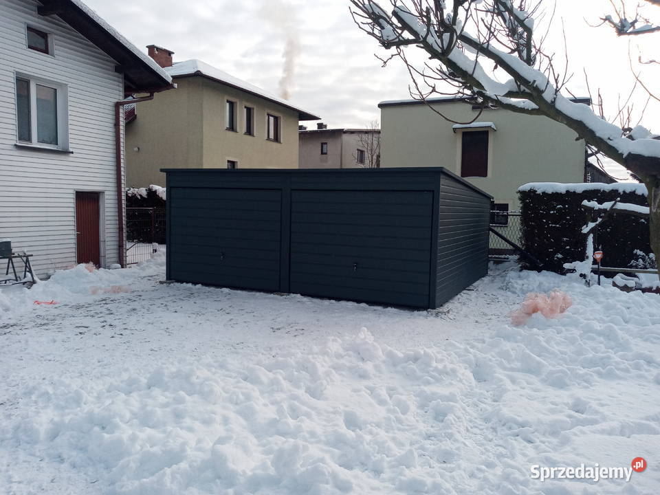 Garaż blaszany 6x5 profil zamknięty małopolskie Wadowice sprzedam