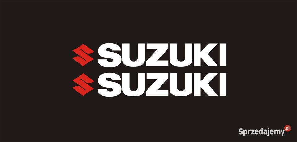 SUZUKI 40x6 białe naklejki tuningowe na motocykl Kraków sprzedam