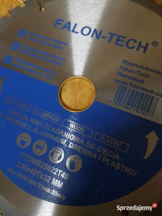 TARCZA PIŁA WIELOZADANIOWA TCT FALONTECH 230 40z Narzędzia Głogowa