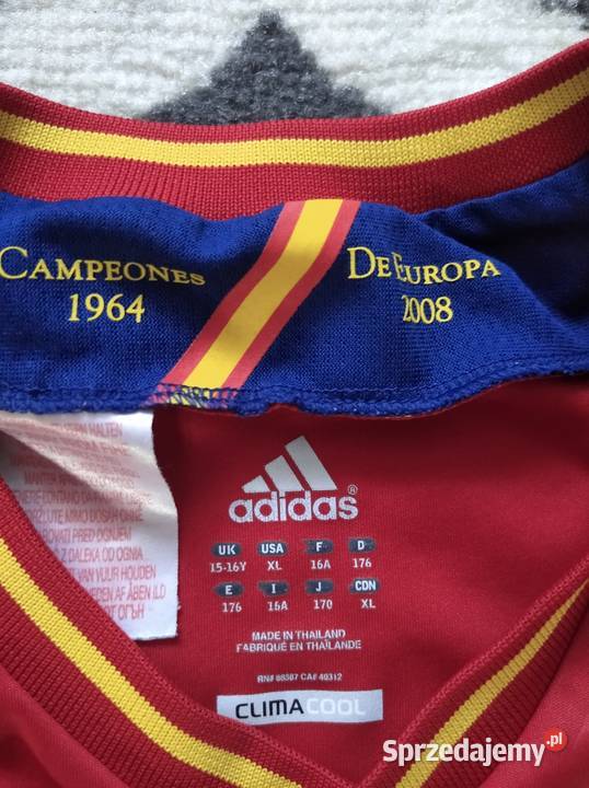 Adidasvintage Spain 201213 domowa Odzież sportowa