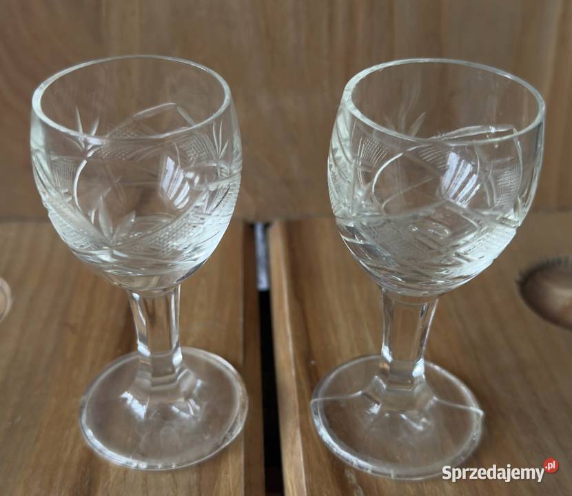Kryształowe Kieliszki PRL 12 Kieliszki i pucharki Bukowina Tatrzańska