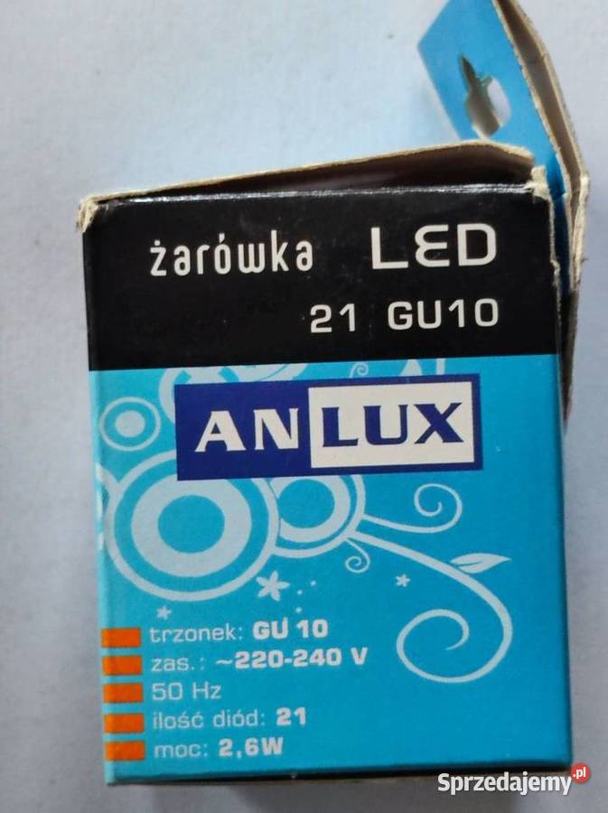 żarówka świetlówka anlux 21 GU10 energooszczędna Kielce