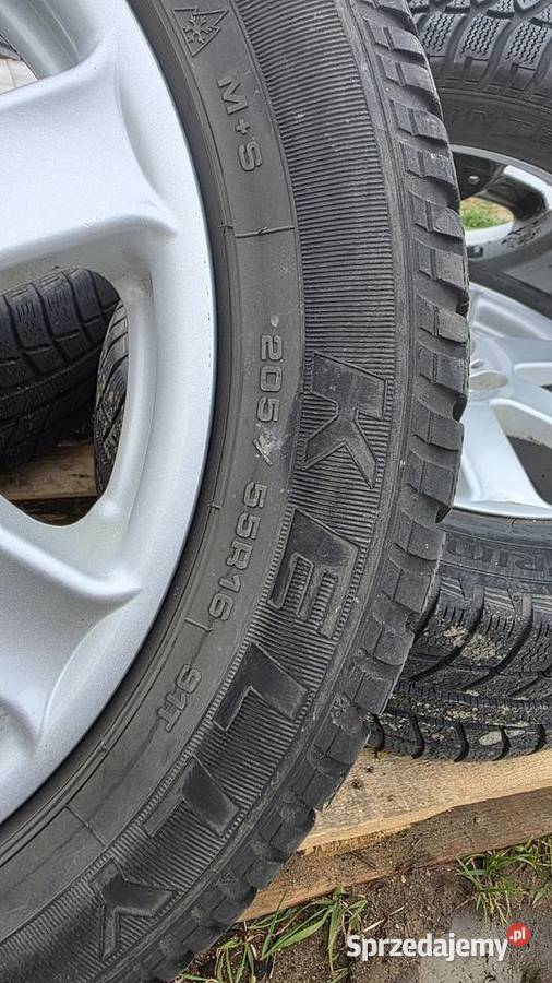 4 kola z oponami zimowymi 16 rozstaw 5x112 mazowieckie Mińsk Mazowiecki sprzedam
