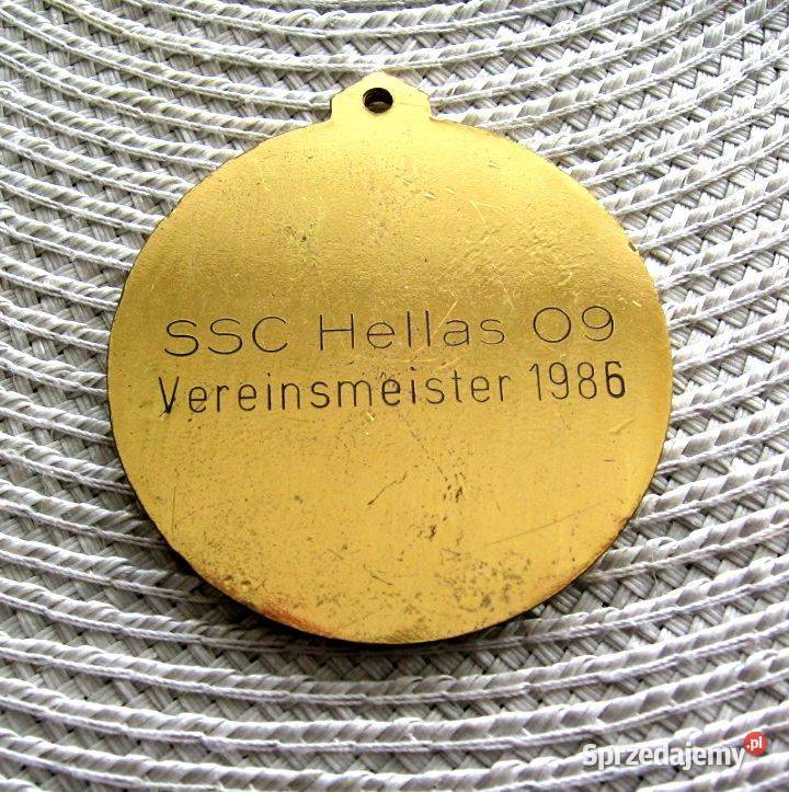 Medal Mistrz klubu SSC Hallas Kalisz sprzedam