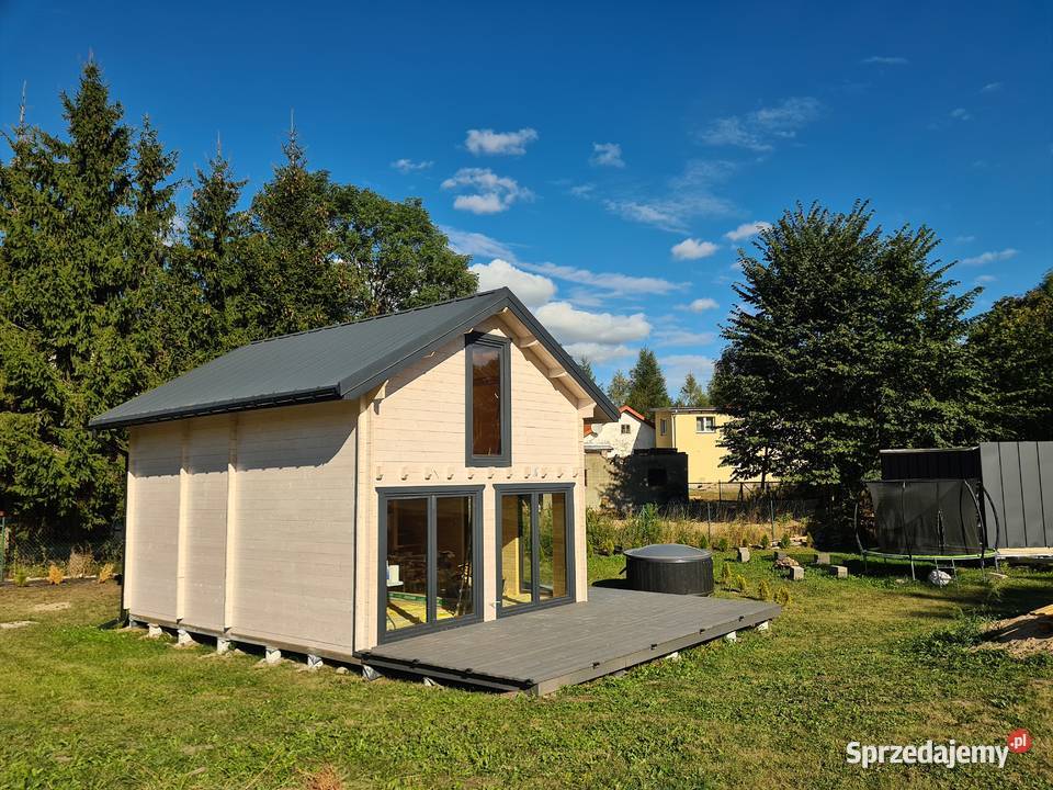 Drewniany domek całoroczny Jan III 65 27 m2 warmińsko-mazurskie Mrągowo sprzedam