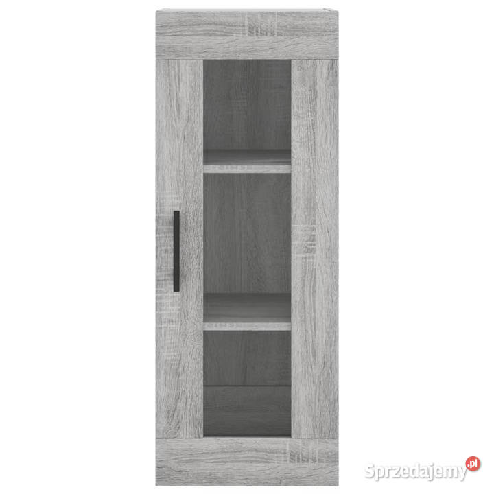 Wysoka szafka szary dąb sonoma 345x34x180 Pozostałe
