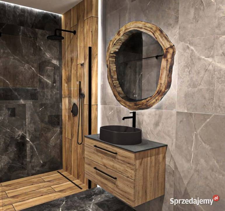 niebanalne drewniane lustra do nowoczesnej Rzeszów