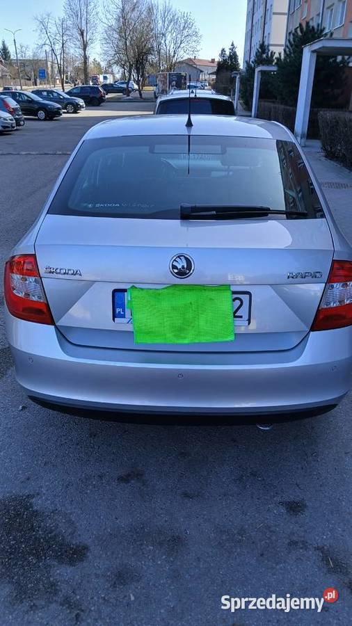 Skoda RAPID 16 TDI SEDAN z 2014r Rok produkcji 2014 Zambrów