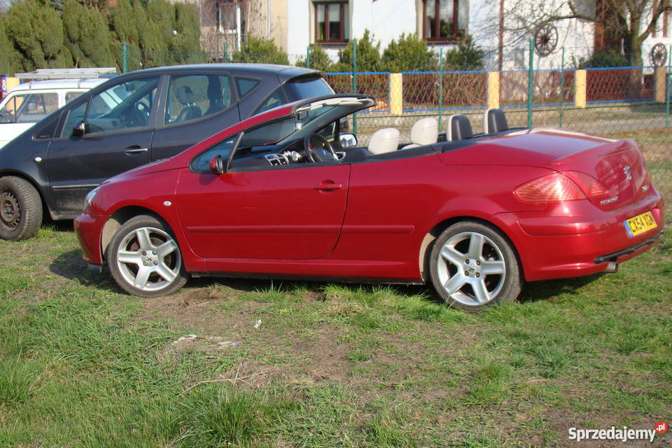 efektowny peugeot 307 kabriolet anglik Wrocław sprzedam