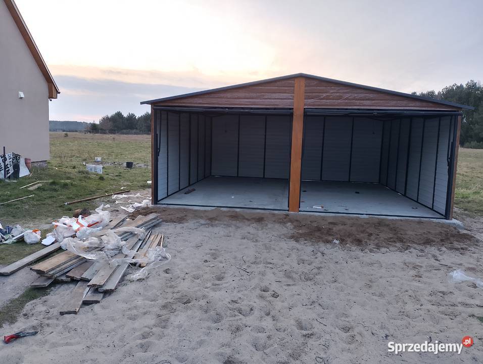 TYPOWY Garaż Blaszany 6x6 PRODUCENT Garaże 235zł/m2 podkarpackie