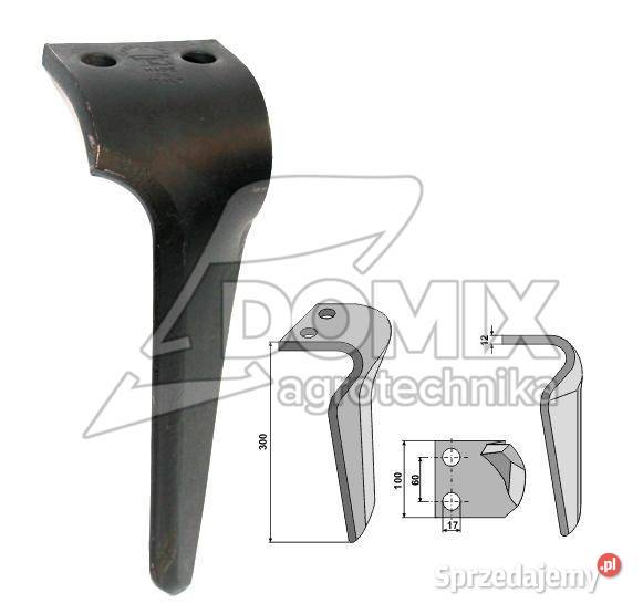 Ząb brony aktywnej Maschio 100x12mm 36100210 Golina