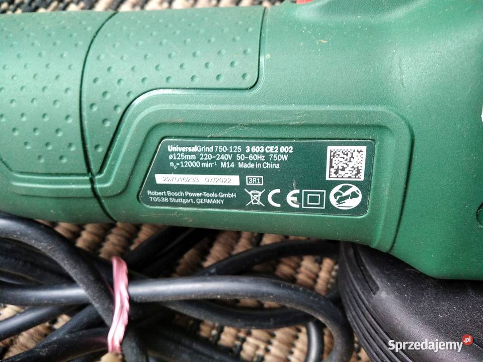 Szlifierka kątowa 750W BOSCH UniversalGrind Rzeszów