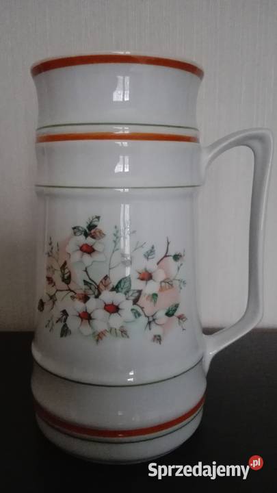 Kufel duży porcelana Ćmielów Warpechy Stare sprzedam