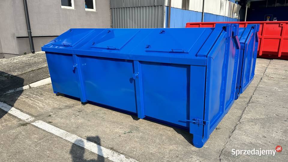 Kontener KP7 KRYTY 6 włazówODPADY pojemnik kujawsko-pomorskie