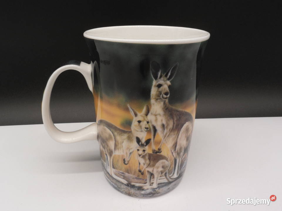Kubek Porcelanowy ASHDENE Kangaroo Family Antyki, Sztuka, Kolekcje Raszków