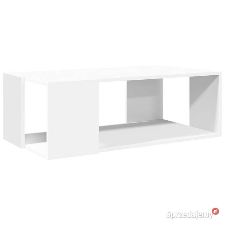 Stolik kawowy biały 895x48x30 materiał