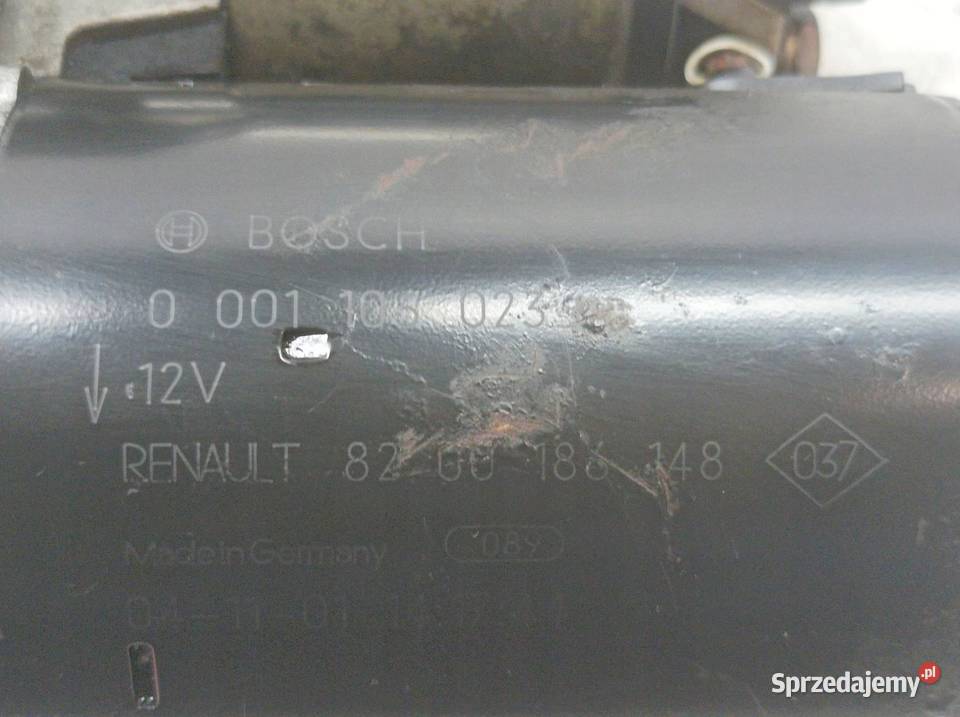 ROZRUSZNIK 0001106023 8200186148 20 T 16V Układ elektryczny silnika