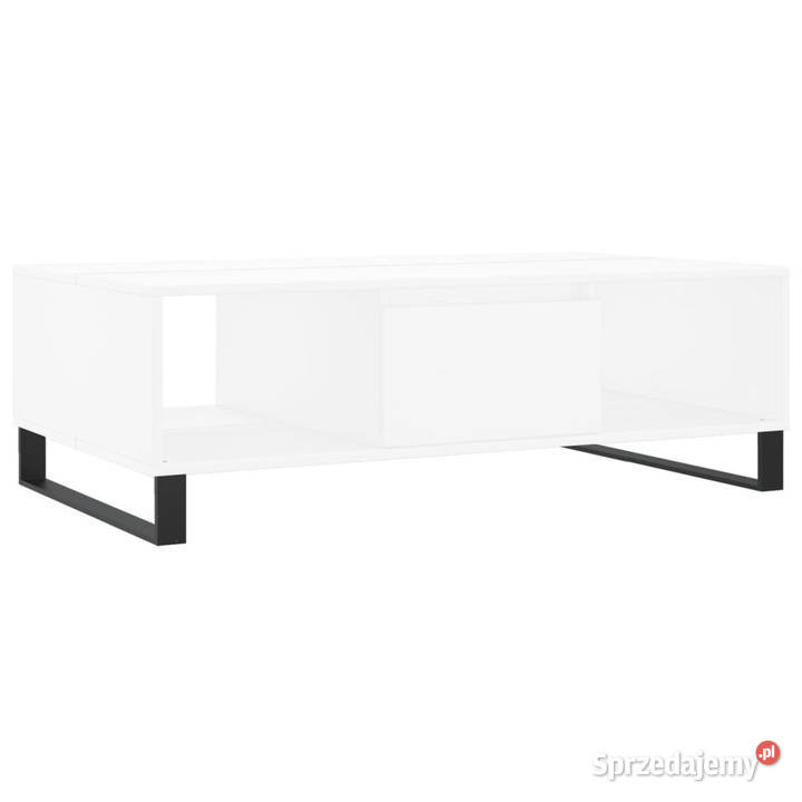 Stolik kawowy biały 104x60x35 materiał Stoły Warszawa