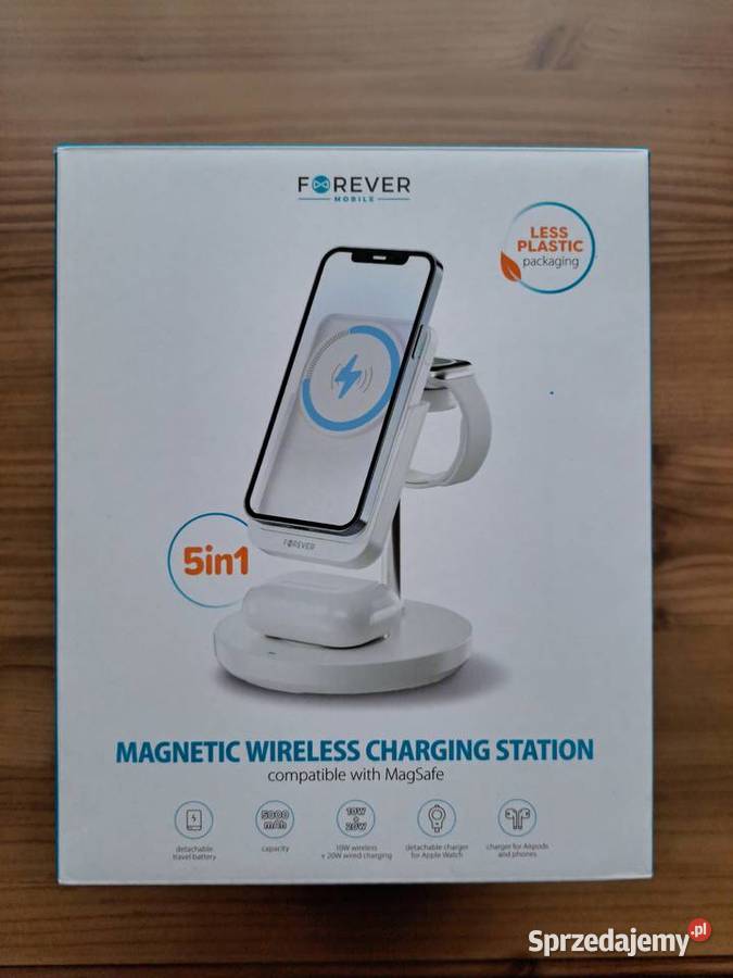 Forever MACS100 Stacja ładująca 5w1 MagSafe Warszawa sprzedam
