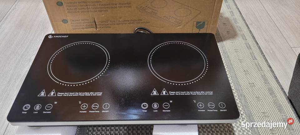 Płyta indukcyjna AMZCHEF 2palnikowa 3500W z Mielec